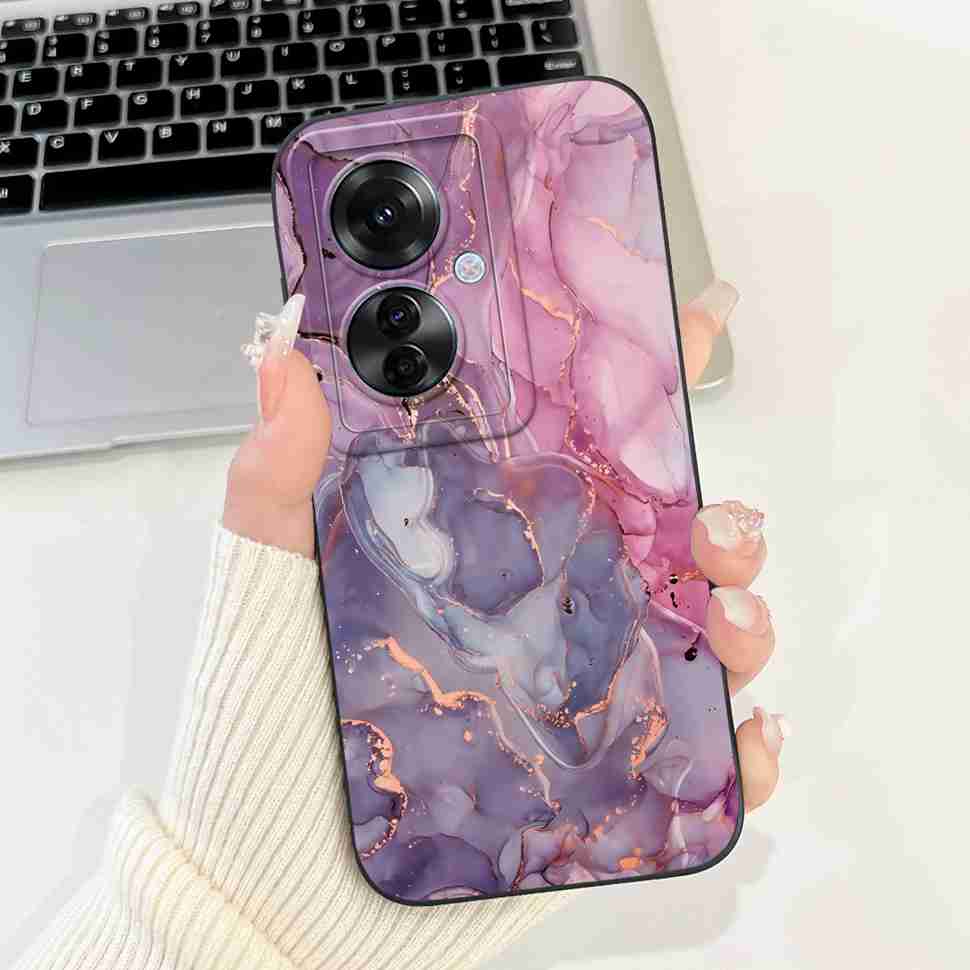 For Oppo Reno11 F 5G CPH2603 Case Cute Cartoon Printed Cherries Soft Silicone Cover For Oppo F25 Pro 5G 6.7" Phone Cases Coque