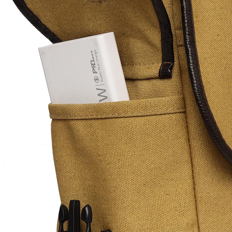 Klasická pánská taška přes rameno Pánská nová plátěná taška messenger Outdoorová volnočasová cestovní taška s více kapsami Kabelky Pánská značková taška