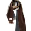 - Autumn and Winter Business Men's Two-color Wool Scarf, Korean Version of Warm Cashmere Scarf