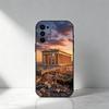 Coque de téléphone Célèbres Monuments du Monde Pour Samsung S25,S24,S21,S22,S23,S30,Ultra,S20,Plus,Fe,Note,5G Housse Noire