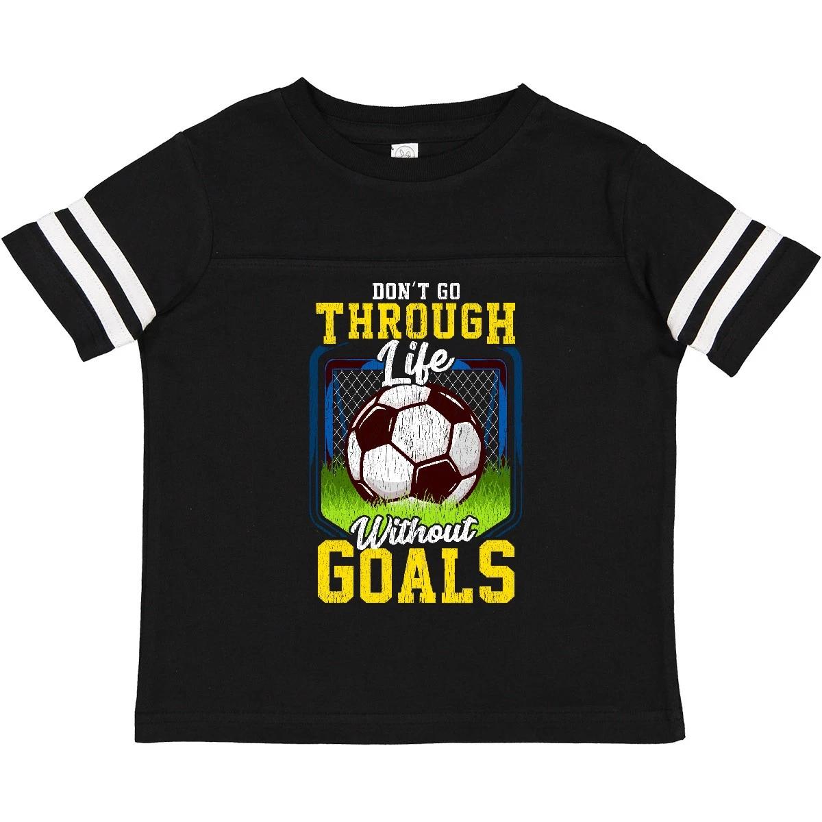 Inktastic Soccer Funny Goals Toddler kids boys T-Shirt Team Resolutions Apparel Child Kid 140