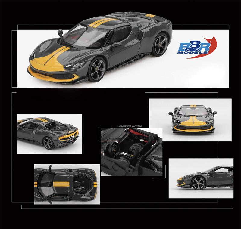 Bbr64 Bbr 1:64 296 Gtb Giulia Gta Mc12 Competizione #1 Vitaphone Racing Daytona Sp3 812 Diecast Modellauto