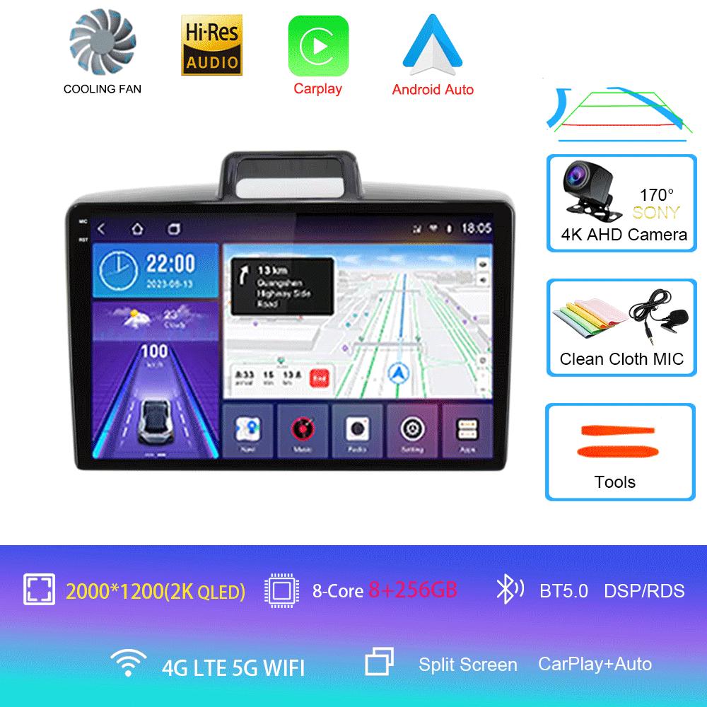 Android 14 For Toyota Corolla Axio 2 Fielder 3 E160 2012-2021 Car Radio Navigation GPS Multimedia Player DVD BT RDS Carplay AUTO