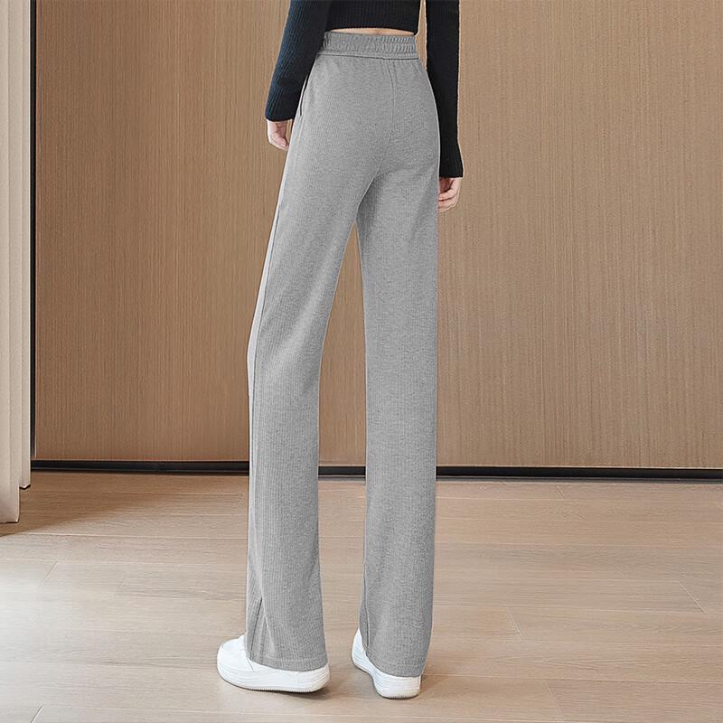 Women's Draped Wide-Leg Elastic Waist Casual Pants