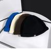 Women's Autumn/Winter Wool Skullcap - Trendy Japanese Style Patch Letter Design Hat