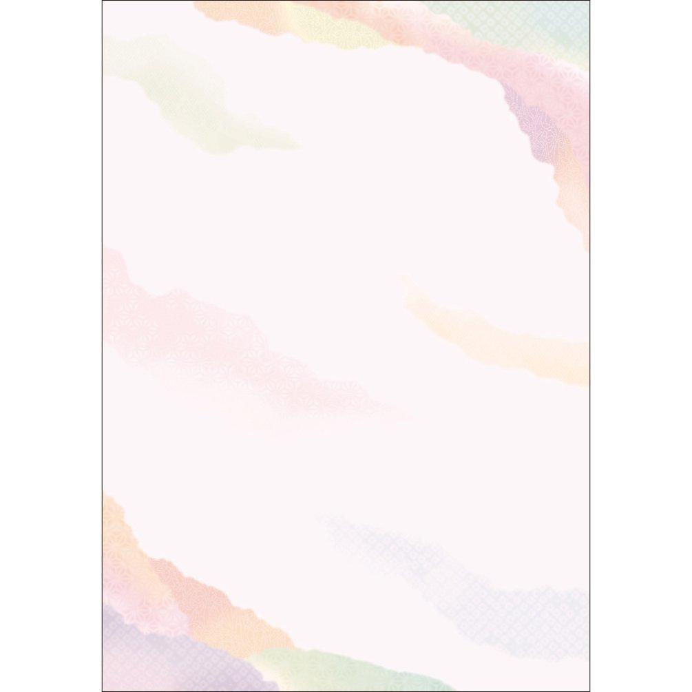 Takajirushi Japanese Pattern Wagokoro Layered Washi 10 Sheets Paper, 4-1013, Paper, A4,