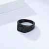 Men's Cross Signet Ring Stainless Steel Biker Gifts 7-13 Size