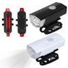 Bicycle Light Headlight Front Light with Taillight Flashlight LED Rechargeable Torch Cycling MTB Mountain High Beam Accessories