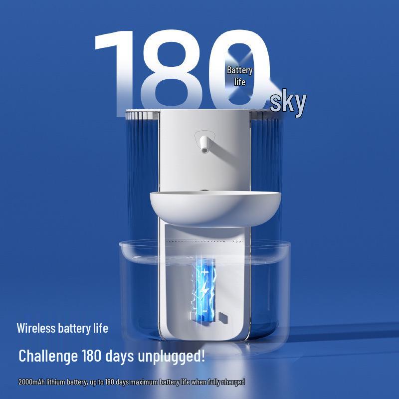 2026 Auto-Temperature Pet Water Fountain: Tipping Bowl for Cats & Dogs