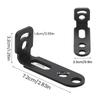Biqing 2 PCS Bike Stay, 7 Characters, Bike Stay, Clamp Work Light, Mounted, Suitable for Motorcycles, Bicycles
