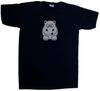 Nilpferd V-Ausschnitt T-Shirt