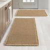 Polyester-cotton Waffle Bath Mat Bathroom Door Mat Anti-slip Foot Mats Water-absorbent, Quick-drying Floor Towel Anti-slip Rug
