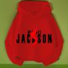 Michajackson Bad Album Print Kids Hoodie, Unisex, Vintage Hip Hop Pullover Hooded Sweatshirt, Casual Streetwear Top