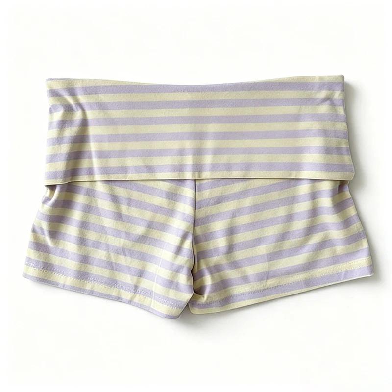 VIONA Y2K Super Shorts Cute Goth Casual Girl Short Letter Embroidery Solid Color Shorts Sexy Fashion Stripes Patchwork Street Emo Girl