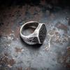 Adjustable Open Ring Men Women Vintage Gear Design Copper Plated Retro Stylish Statement Jewelry