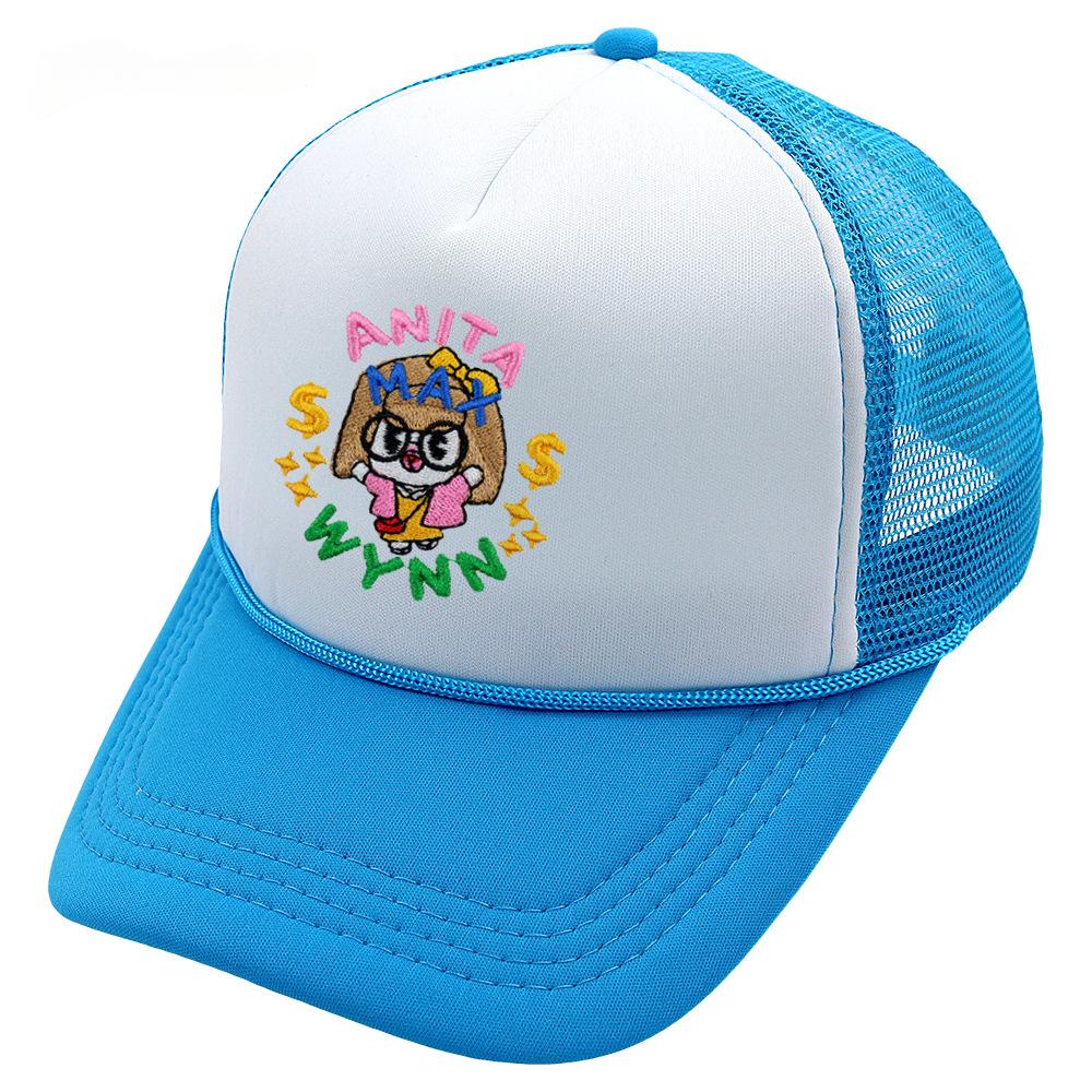ANITA MAX WYNN Baseball Cap for Unisex Women Hip Hop Cartoon Print Mesh Hat Cute Trucker  Hat Casquette Gorras Bone
