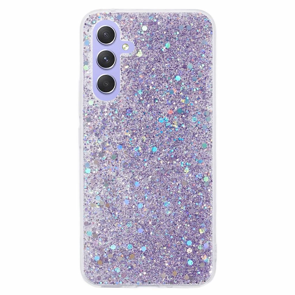 For Samsung Galaxy A25 5G (Global) (161.0 x 76.5 x 8.3mm) Case Soft TPU Glittery Mobile Phone Cover