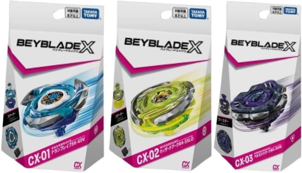 [Оригинал] CX-01 Доран Брейв S6-60V + CX-02 Волшебный Арк R4-55LO + CX-03 Персей Дарк B6-80W Набор (Бэй Той)