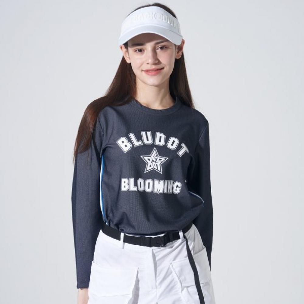 

Blu DoT Graphic PrinT Long Sleeve T shirT Ny 090