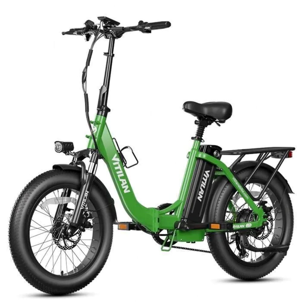 Foldable electric bicycle VITILAN U3, 750W motor, 48V 13Ah battery, top speed 45 km/h, cruising range 120km, 20*4.0 inch tires