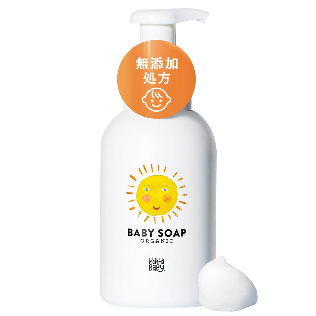 Mydło Mama Baby Baby Soap typu dla całości niełatwe do plam od 400 ml (korpus z pianki) [Bez dodatków, bez substancji zapachowych, organiczne, oczy, noworodki]