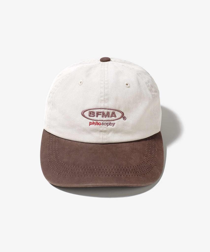 Beollunpeulenjeu Bfma Philosophy Two-Tone Washed Ball Cap Brown