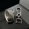 Gold Edged Tpu For Jeep Wrangler Compass Patriot Liberty For Chrysler 300 Dodge Caliber Nitro Pacifica Car Key Case Cover Fob