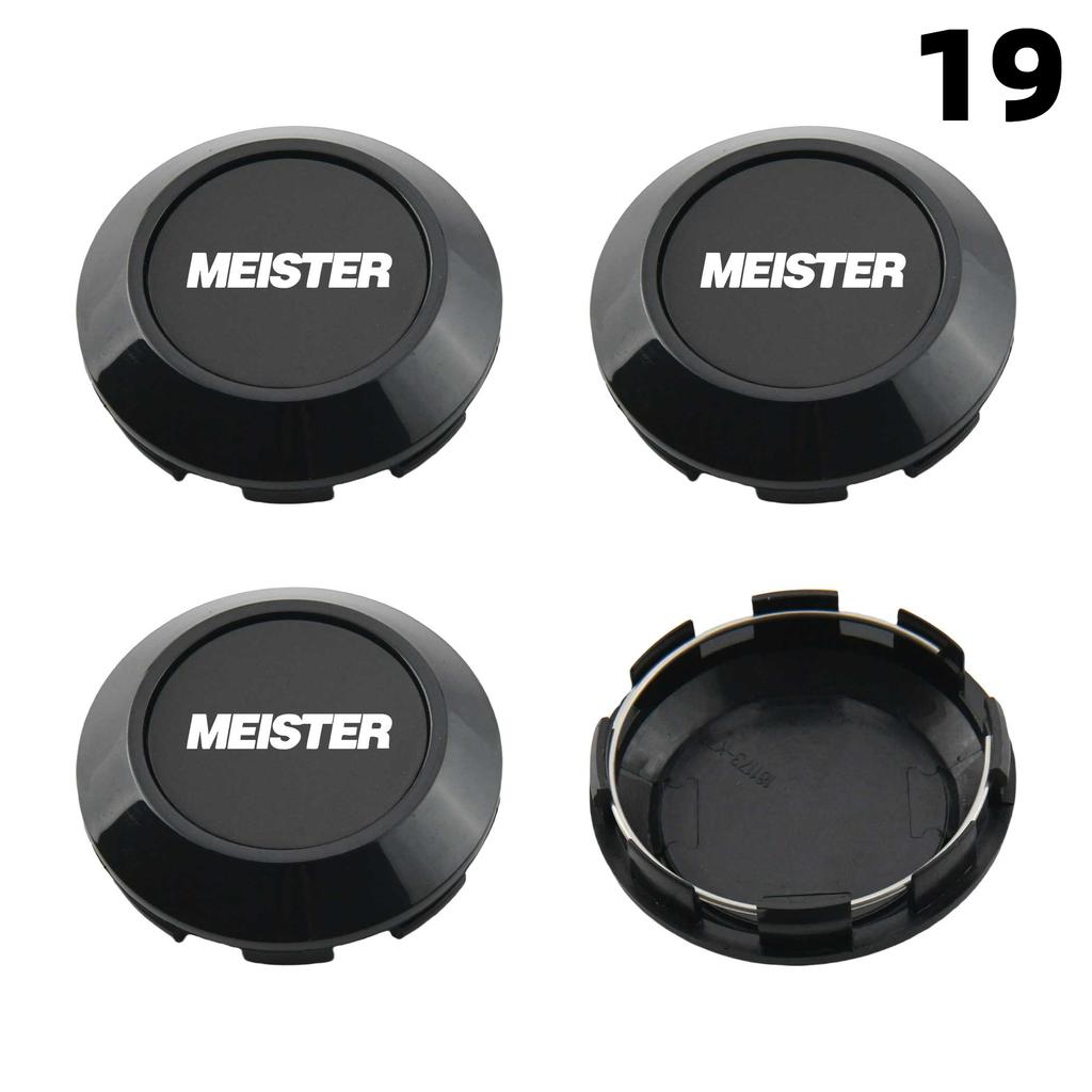 4PCS OD 76MM / ID 72MM Cap For Rims WORK EMOTION EQUIP MEISTER VS Emblem Wheel Center Cap Sport Car Logo Wheel Cover Hub Caps