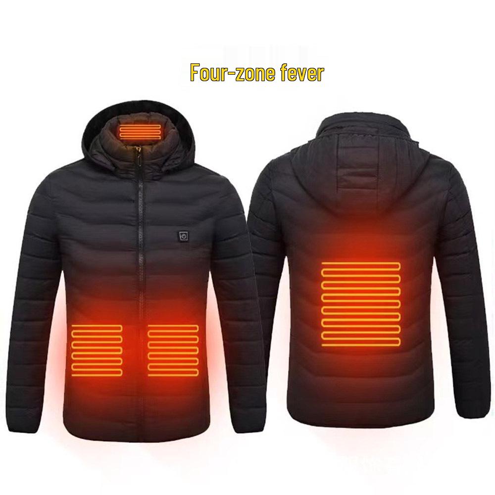 Smart Heated Cotton Coat - Outdoor Electric Heating Suit