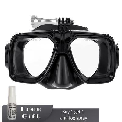 Máscara de Buceo Clásica para Accesorios de Cámara Gopro Hero  Vidrio Templado Antivaho  Equipo de Buceo  Acessorios Mergulho