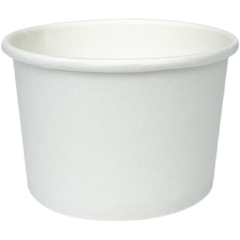 White Disposable Ice Cream & Snack Paper Bowls