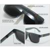 Fashion Oversized Polarized Sunglasses Men Women Luxury Driving Fishing Travel Vintage Square Sun Glasses For Man Uv400 Eyewear
