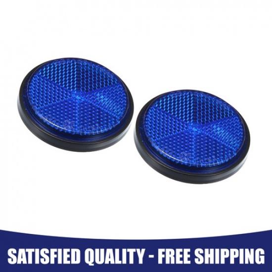 Round Shape Reflector for Motorcycle Garbage Cans Car Truck Universal Item of 2