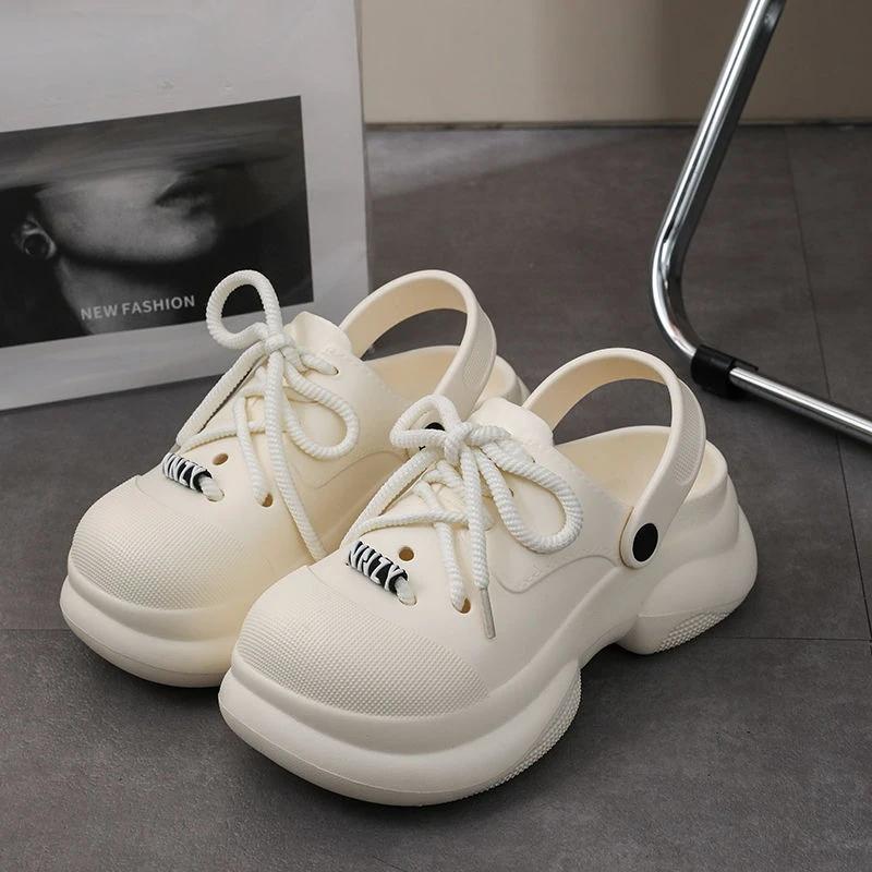 Fashion Platform Sandals On Beach Vip Slides Comfortable and Elegan Shoe New Fashion Eva Woman Slippers Original Style Shoes for Women