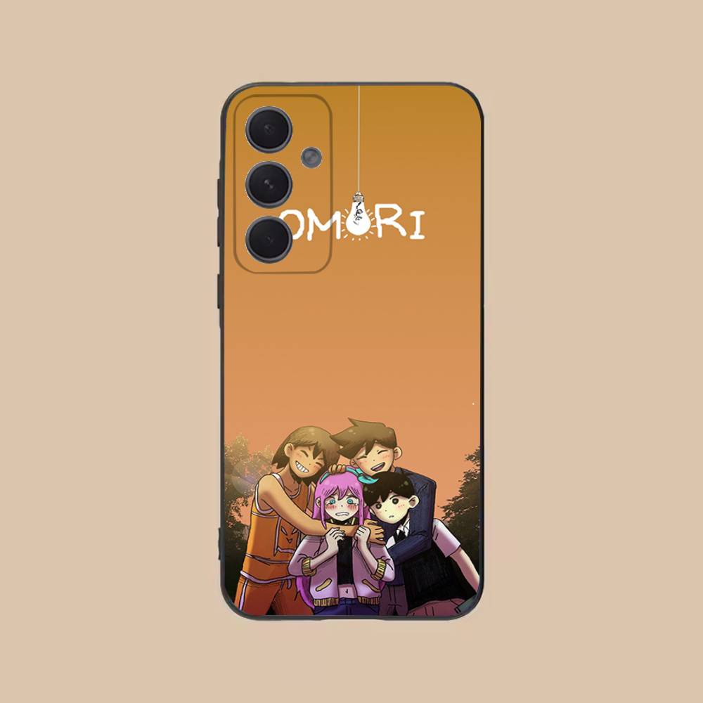 Game O-Omori Phone Case For Samsung S25,24,21,22,23,20,S30,Ultra,Plus,Fe,Lite,Note,5G Black Cover
