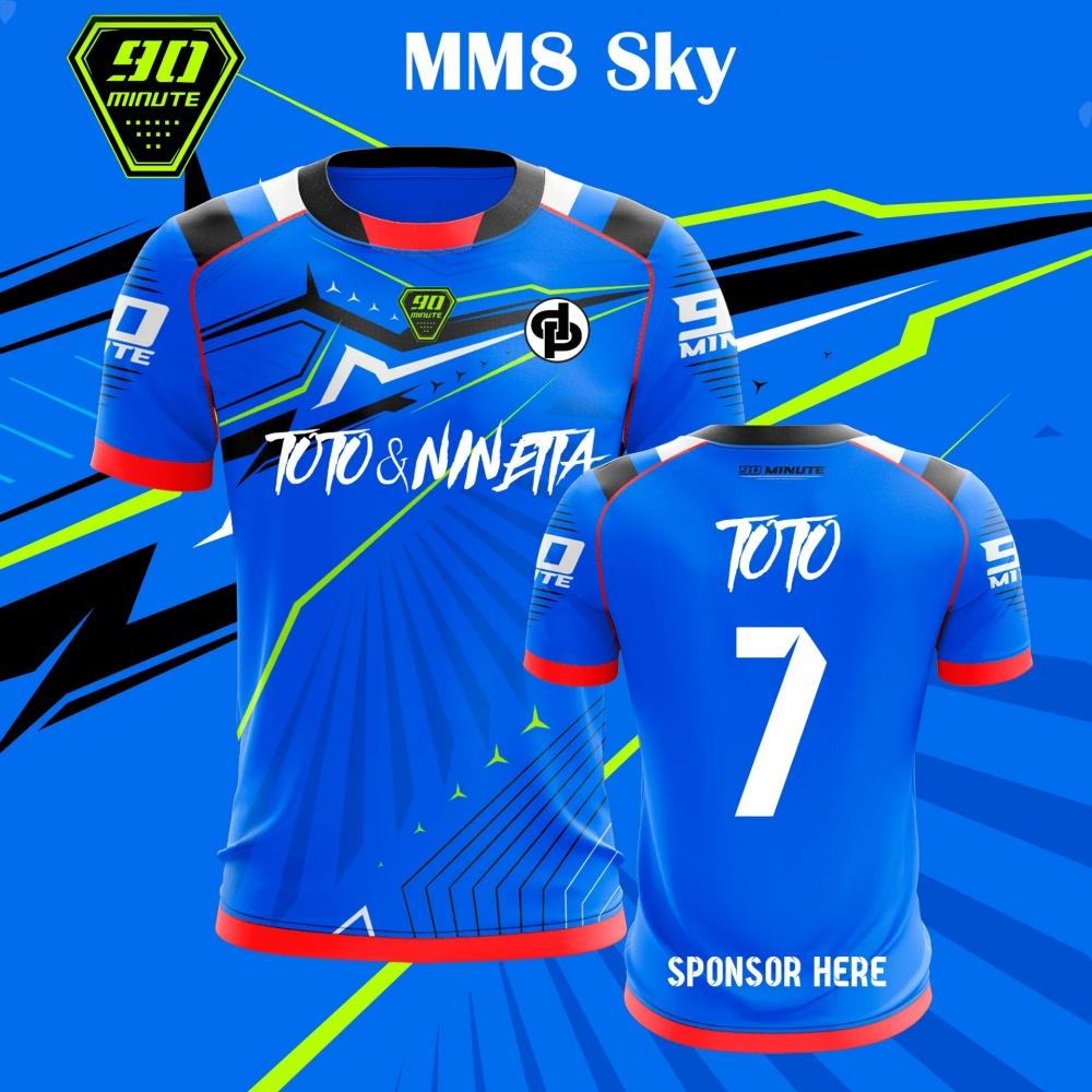 Moto Férfi és Női Légáteresztő Laza Rövid ujjú Póló 90 perces 3D Nyomtatott Pólók Sportrajongó Felsők Póló