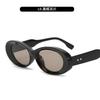 Trendy Small Oval Frame Sunglasses For Women
