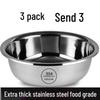 Multi-Purpose Extra Thick Stainless Steel Basin for Kitchen & Home: Vegetable Wash, Face Wash, Fish Boiling, Soup Prep - Free Shipping.