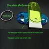 Transparent Colored Plastic Key and Luggage Tag with Hotel Number Classification