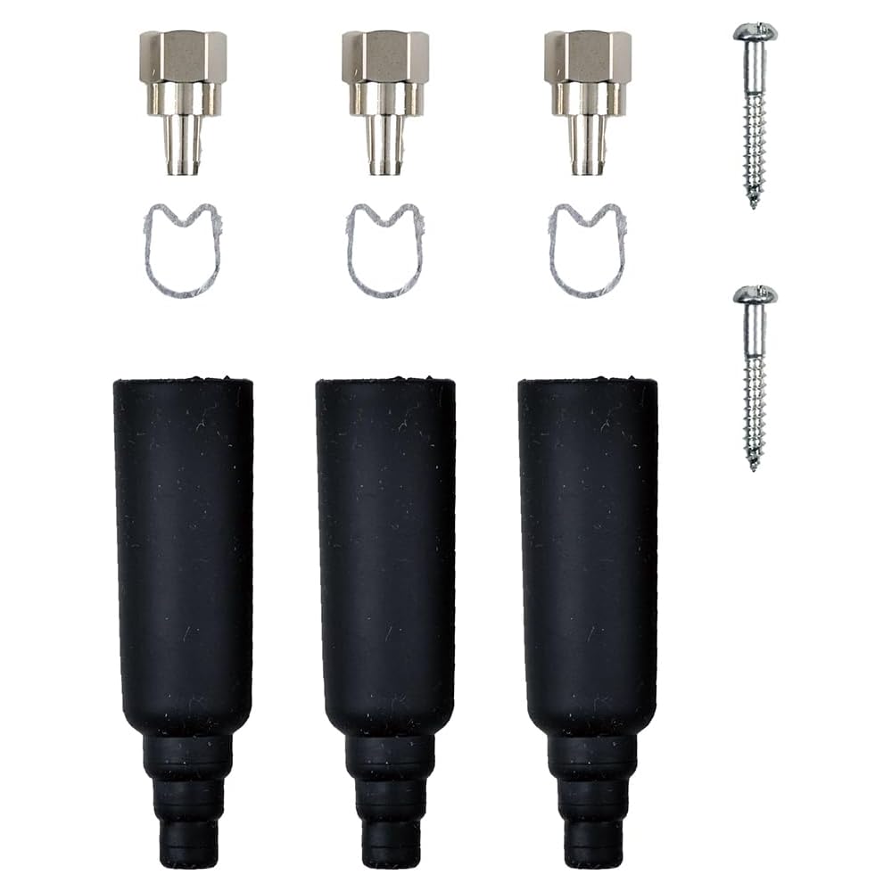 Nippon Antenna Outdoor 2-Way Splitter, 4K/8K Compatible, F-Type Connector, All Terminals Current Pass-Through, DME2P-BP