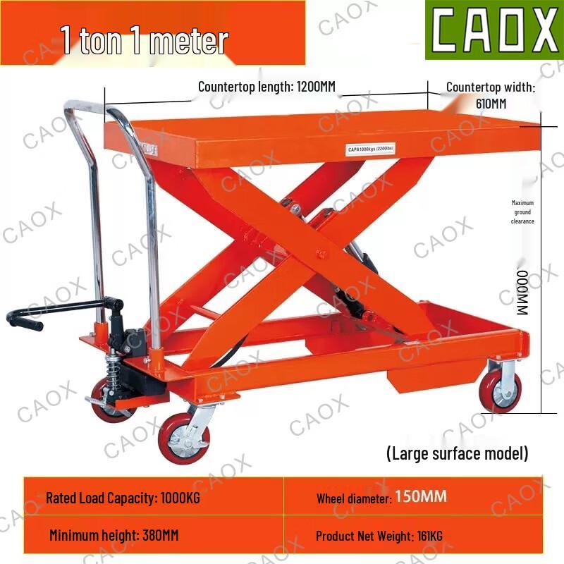 CAOX Manual Scissor Lift Table