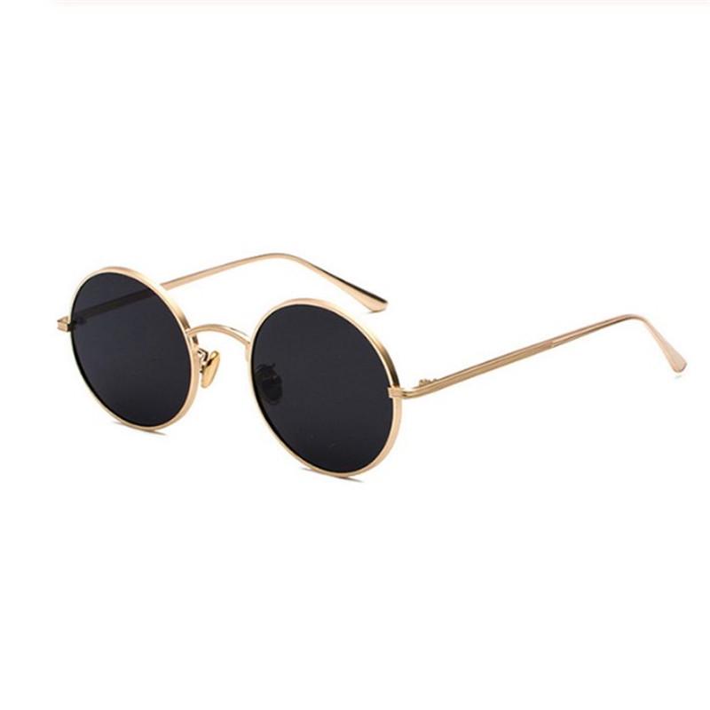 Retro Artistic Round Frame Sunglasses - Punk Harajuku Style Unisex
