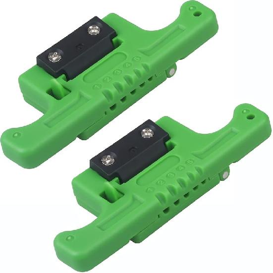 2CP FTTH Fiber Optic Stripper, 1.9-3mm Ccess Tool Loose Buffer Tube Stripper-Orange