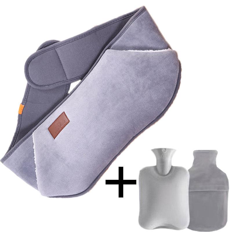 Set Protector Călduros Talie și Abdomen – Sticlă cu Apă Fierbinte Piese Three-Piece Încălzitor de Iarnă