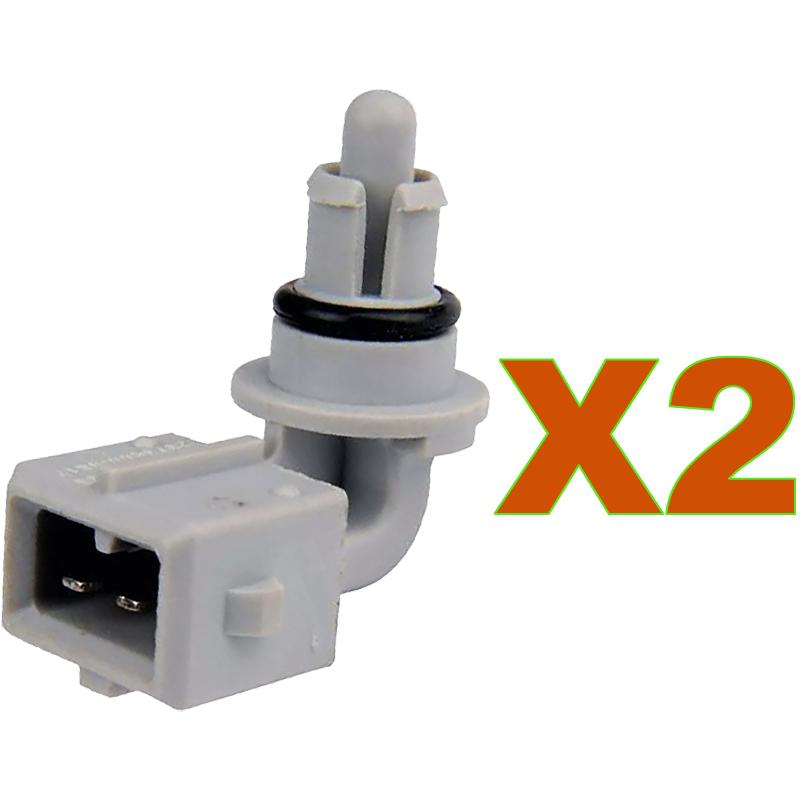 New 2Pcs Air Intake / Charge Temperature Sensor 6001543611 Compatible with Citroen Dacia Fiat Lancia Nissan Peugeot Renault 2PCS