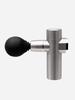 Silver Mini Vibrating Electric Fascia Gun Muscle Relaxation Massage Electric Impact Gun Fitness Exercise Care Tool