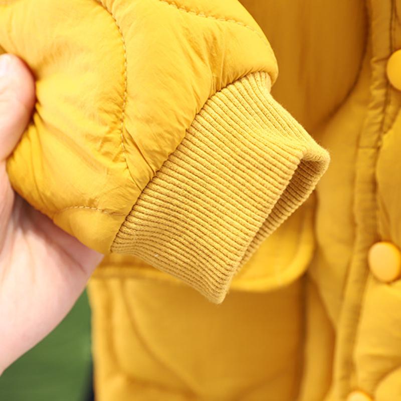 Winter Boys and Girls Cotton-Padded Clothes Two-Piece Set Baby Leisure Cotton-Padded Coat