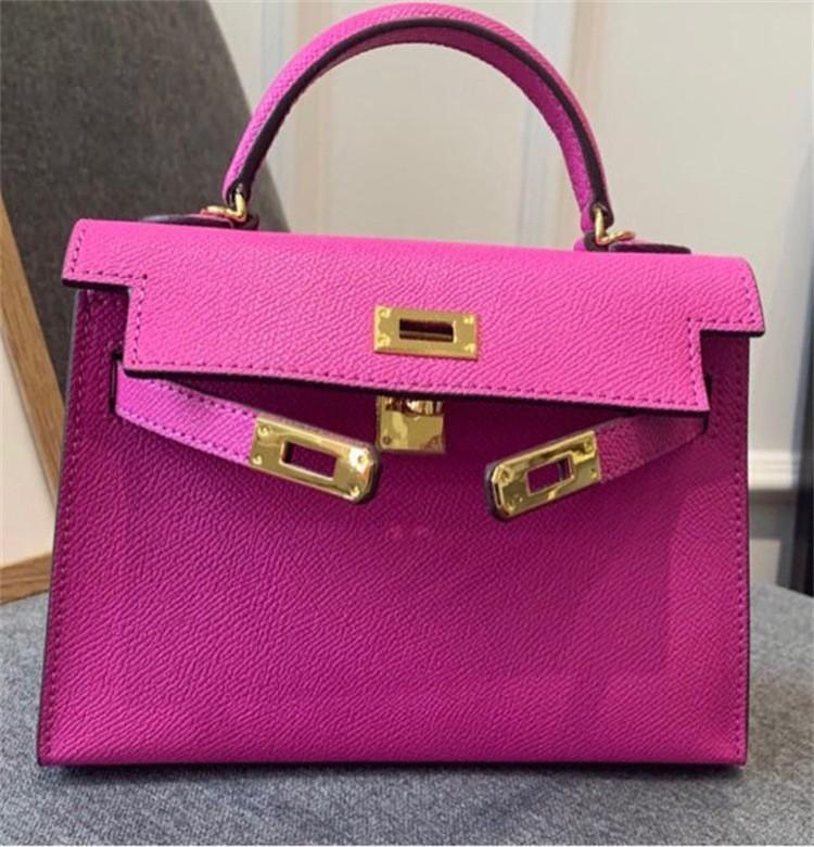 2023 Chinese New Year KL second-generation palm pattern multi-color cowhide women's bag single shoulder crossbody handbag mini bag tide