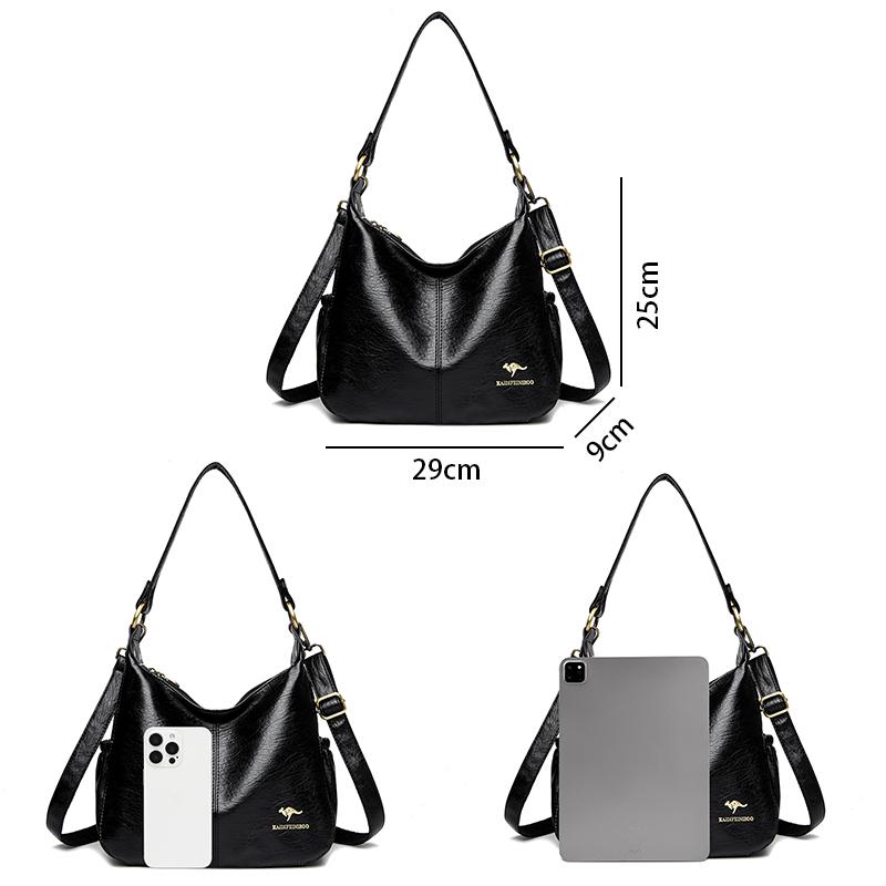 Sacs fourre-tout 2 couches pour dames Sacs à main en cuir de haute qualité pour femmes Sacs à bandoulière Sacs messagers Sacs à main de luxe de designer