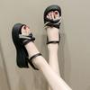 Fashion Summer Platform Open Toe Woman Shoes Cheap Liquidation 2025 Trend High Quality Shoe Sale Vip On Offer Daily Sandals for Women